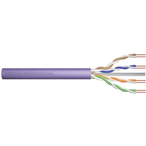 Digitus Installation cable cat.6, U /UTP, Dca, AWG23 /1, LSOH, 305m, purple, cardboard Cijene