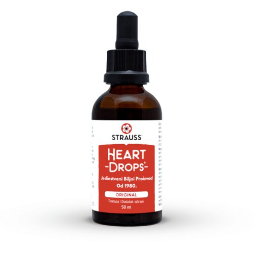 STRAUSS NATURALS Heartdrops kapi, 50ml Slike