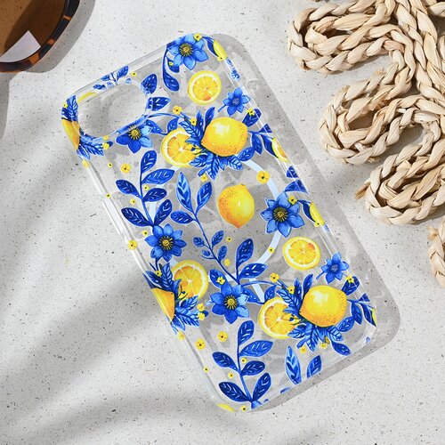  Maska za iPhone 16e 6.1 Mediteran Lemon Print Magsafe Cene