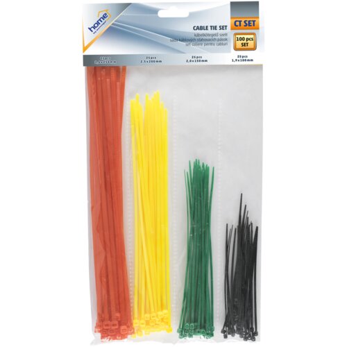 Home Plastične vezice, set, 100 kom &amp;ndash; CT SET Slike