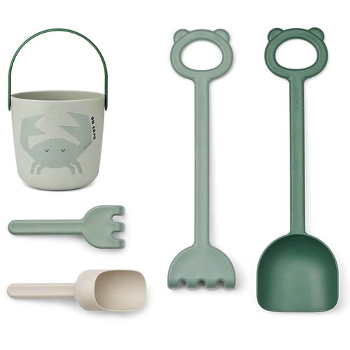 Liewood igralni set za na plažo harper crab multi mix Cene