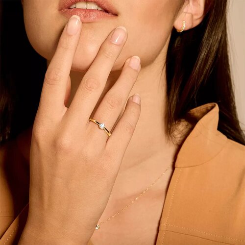 Blush 1653BDI/54 ZLATNI NAKIT 14ct dijamant ženski prsten Slike