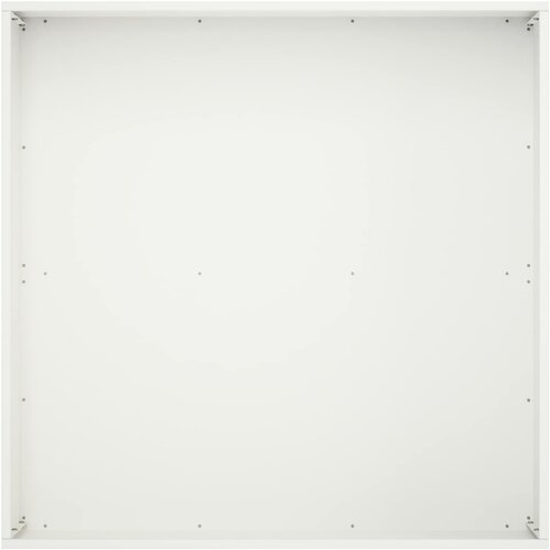 Vrtna saksija Bijela 60 x 60 x 20 cm Čelična vrata Slike