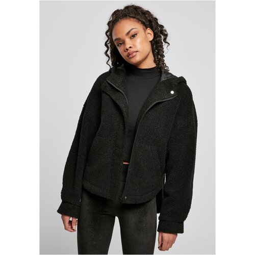 UC Curvy Women's Sherpa short jacket black Cene