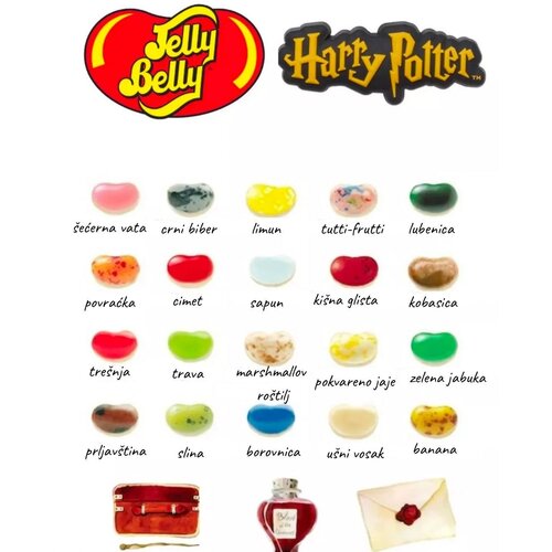 Jelly Belly Candy harry potter bertie botts, 35g Slike
