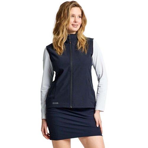 Slam Jakne Act Ws Softshell Vest Modra Slike