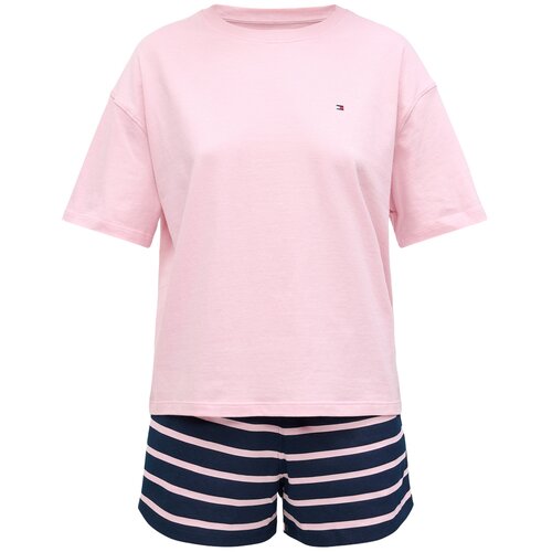 Tommy Hilfiger Underwear Kratke hlače za spanje mornarska / roza Cene