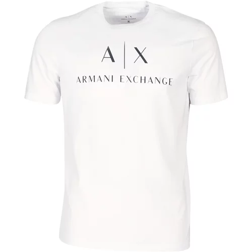 Armani Exchange Majice s kratkimi rokavi 8NZTCJ-Z8H4Z-1100 Bela