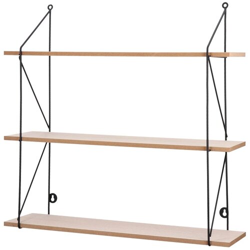 Kengur Frame square 10, metalna polica za zid, crna, 50 x 12 x 50cm Slike