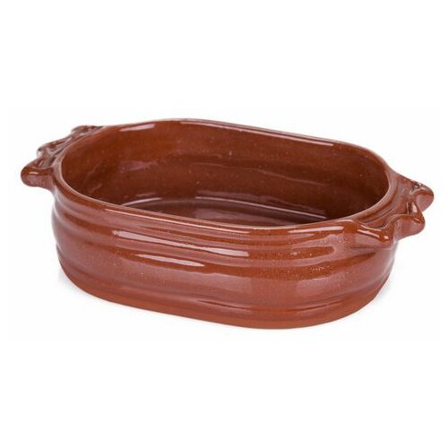 Etno Keramika tava elipsa 17cm braon etno keramika Cene