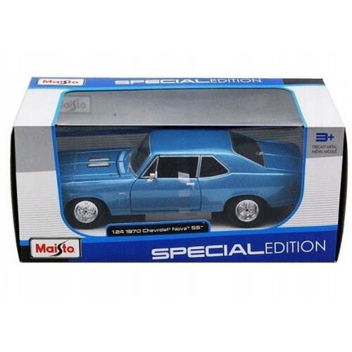 Maisto metalni model autica 1:24 1970 chevrolet nova ss 31262BU Cene