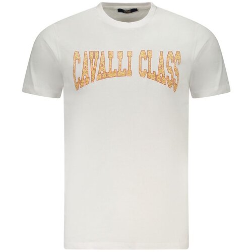 Cavalli Class Mu&amp;scaron;ka Majica Kratkih Rukava Bijela Slike