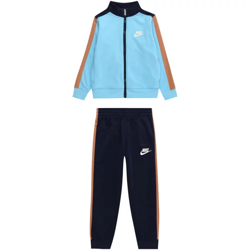 Nike Sportswear Trenirka za tek mornarska / svetlo modra / temno oranžna / bela
