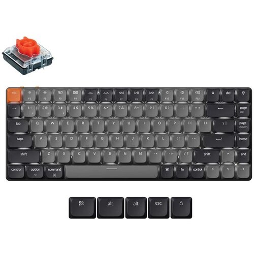 KEYCHRON K3 LED bežična tipkovnica niskog profila, crveni prekidači, UK layout Cijene