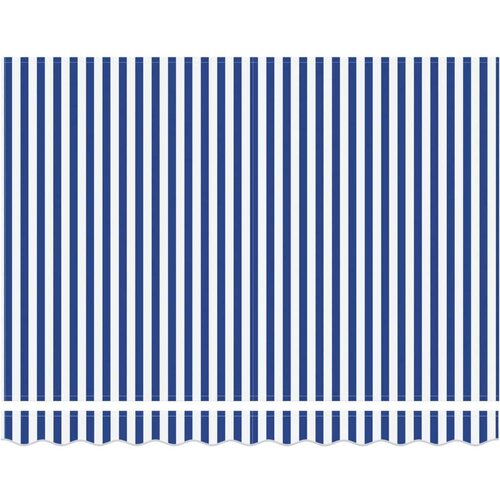  Električna retraktabilna tenda Plava i bijela 3 5 x 2 m - Plava i bijela 3 5 x 2 m s antracitnim okvirom Slike