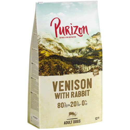  Varčno pakiranje: 2 x 12 kg Purizon - Adult divjačina z zajcem Cijene