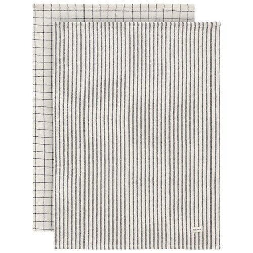 M&amp;ouml;max Set Kuhinjskih Krp Theo, Črna, Bela, 2x Ca. 50/70 Cm Slike