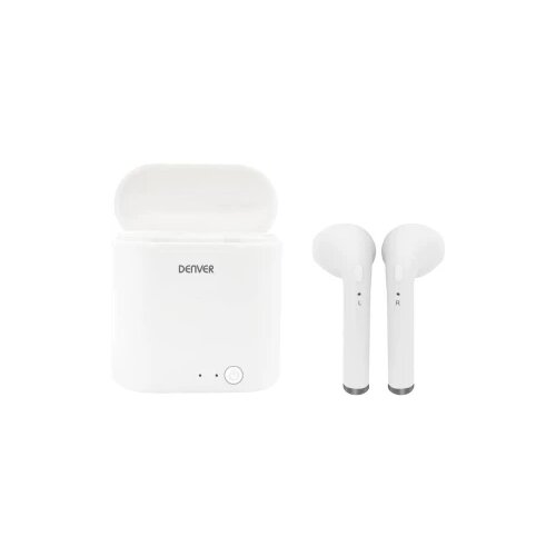 Denver TWQ-40 Bluetooth® in ear slušalice u ušima bijela Cijene