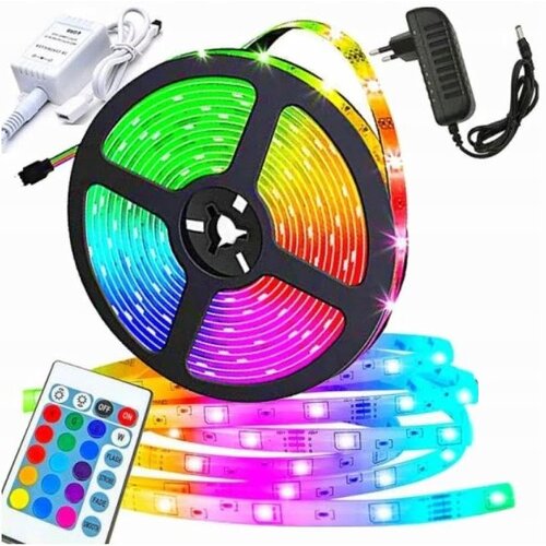  5m Set LED trake RGB IP65 vodootporan CRNI PETAK Cijene