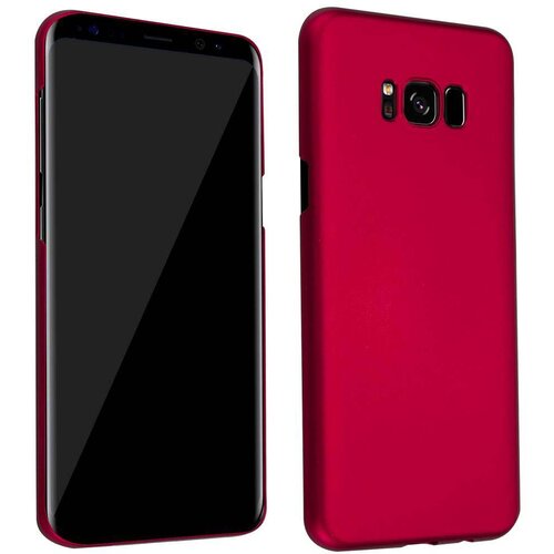 Cadorabo Case, združljiv s Samsungom v kovinski rdeči barvi - trdi zaščitni pokrov v kovinskem videzu pred praskami in udarci, (20565799) Cene