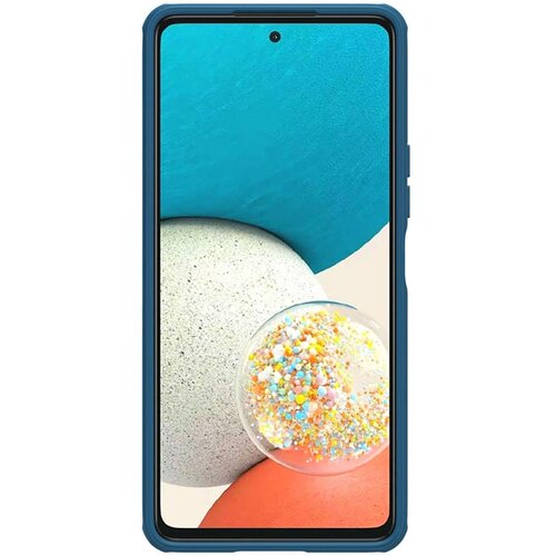 Nillkin Super Frosted Shield Pro izdržljiva maska za Samsung Galaxy A53 5G plava Slike