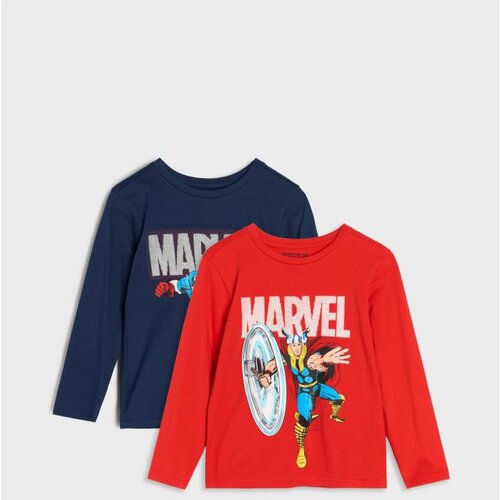 Sinsay Paket od 2 majica s dugim rukavima Marvel Slike