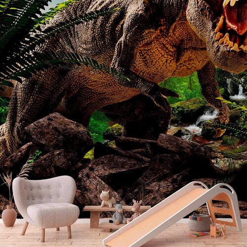 Artgeist Fototapeta Angry Tyrannosaur, 200x140cm Slike