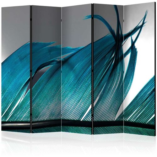  Paravan u 5 dijelova - Turquoise Feather II [Room Dividers] 225x172 Cijene