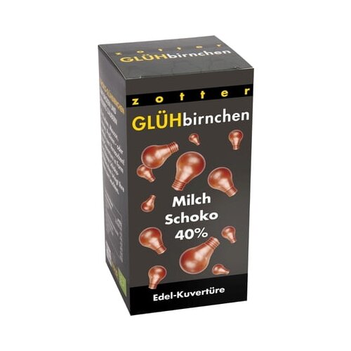 Zotter Schokoladen Bio Light Bulbs - 40% mlečna čokolada Slike