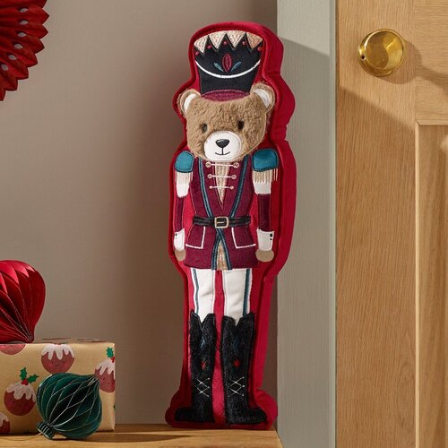 Catherine Lansfield Ukrasni jastuk s božićnim motivom 20x30 cm Christmas Nutcracker Bear &amp;ndash; Slike