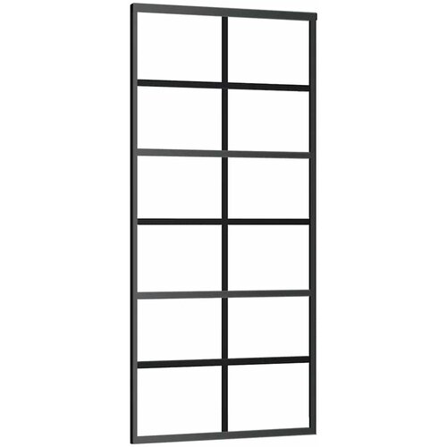  Klizna vrata s priborom ESG staklo i aluminij 90 x 205 cm Slike