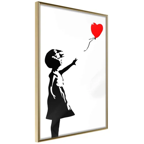  Poster - Banksy: Girl with Balloon I 20x30