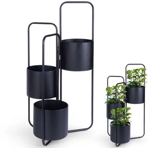 Vilde 339468 - Metalni stalak za cvece 33x24x57cm Cene