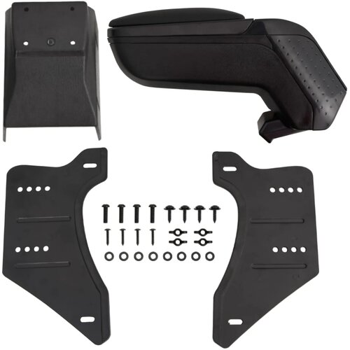  Naslon za ruke za automobil crni 13 x 33 x (33 - 53) cm ABS Slike