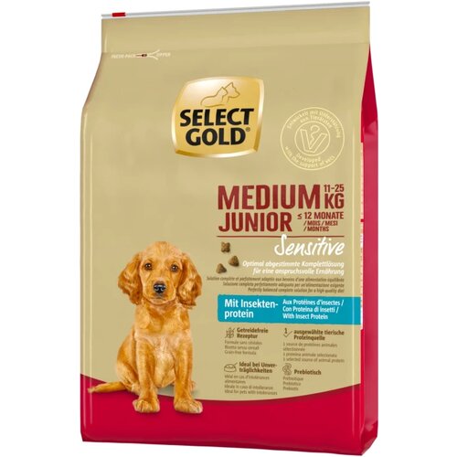 Select Gold Sensitive Junior Insect Medium 4 kg Cene
