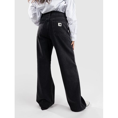 Carhartt WIP Jane Kavbojke black heavy stone wash Slike