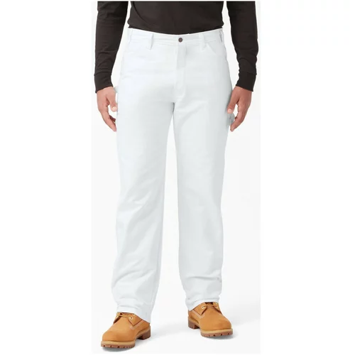 Dickies Hlače M relaxed fit cotton painter's pant Bela
