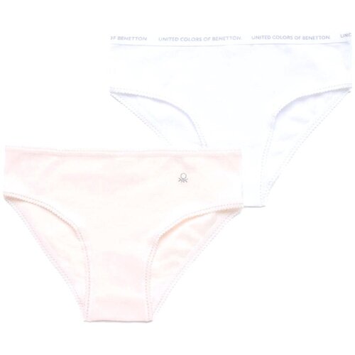 Benetton spodnje hlače slip 2 kos NOS 3MC10S1BF D roza XS Cene
