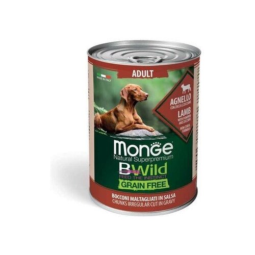 Monge bwild hrana za pse, jagnjetina, adult, 400G Cene