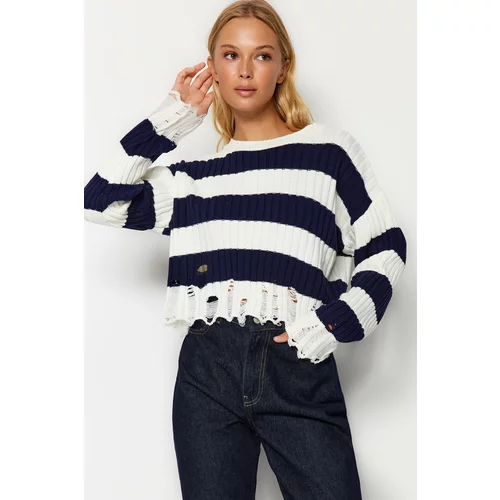 Trendyol Sweater - Ecru - Oversize