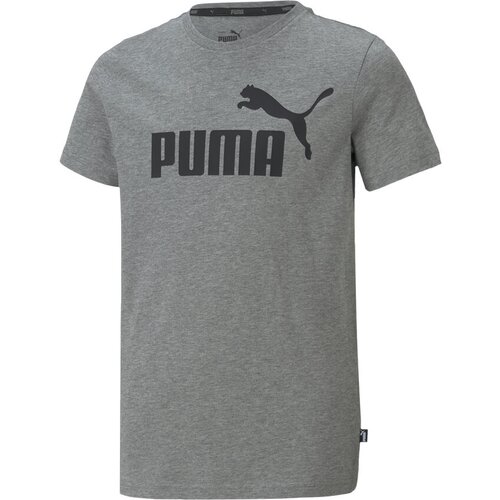 Puma djecja majica otr ess logo tee siv Slike