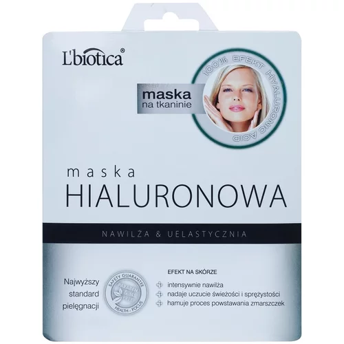 L´Biotica Masks Hyaluronic Acid Sheet maska za zaglađivanje s hidratacijskim učinkom 23 ml