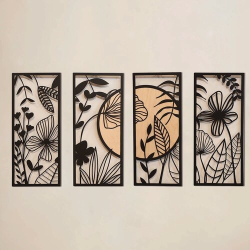 Wallity Metalni zidni ukras 29x68 cm Meadow - Cijene