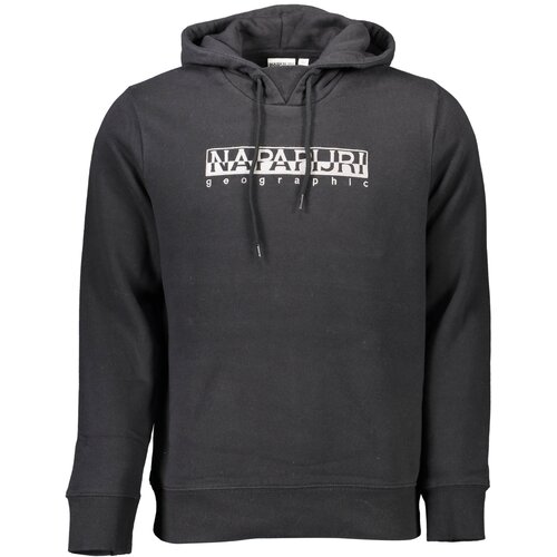 Napapijri Black Men&amp;#039;s Hoodie - Men Slike