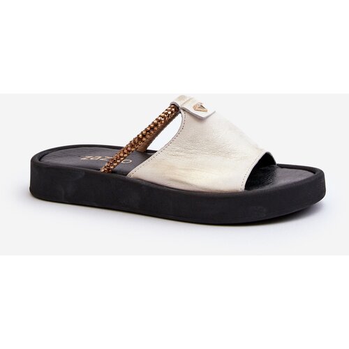 Zazoo Leather Women&amp;#039;s Sandals 2659/005 Silver Slike