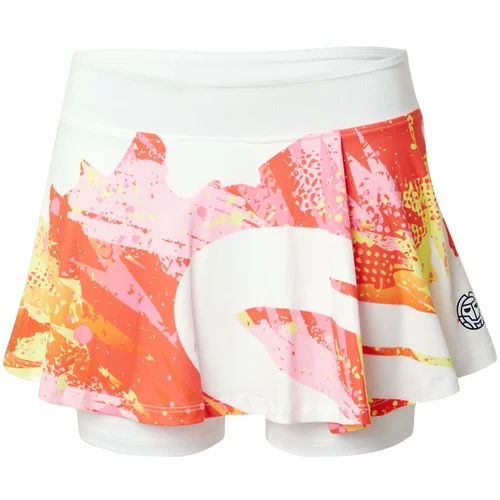 Bidi Badu Sportska suknja narančasta / ciglasto crvena / svijetloroza / bijela