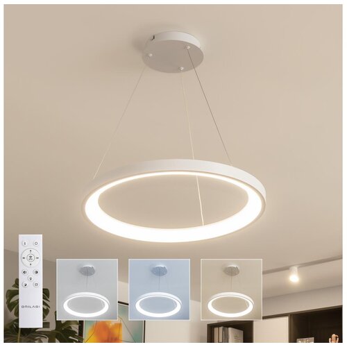  Brilagi - LED prigušiva luster na sajli FALCON SLIM LED/42W/230V Ø 50 cm bela + daljinski upravljač Cene