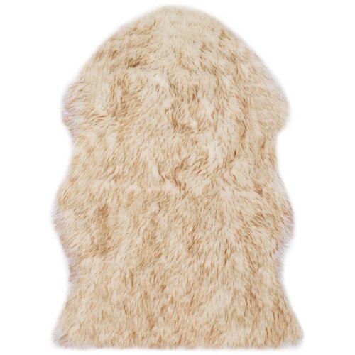 vidaXL Tepih od umjetne ovčje kože 60 x 90 cm smeđi prošarani Cijene