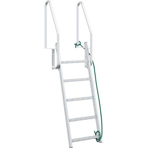 vidaXL ljestve za dok ostalo srebrno 58 x 77 x 191 cm aluminij Cijene