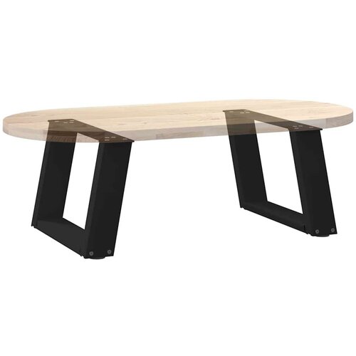  Noge stolića za kavu U-oblika 2 kom crne 40x(30-31) cm čelik Slike